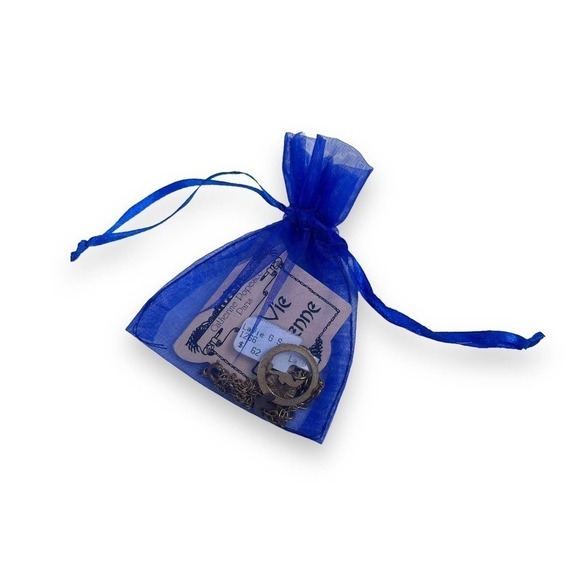 Vintage Catherine Popesco Paris Nautical Charm Swarovski Necklace - Picture 2 of 10